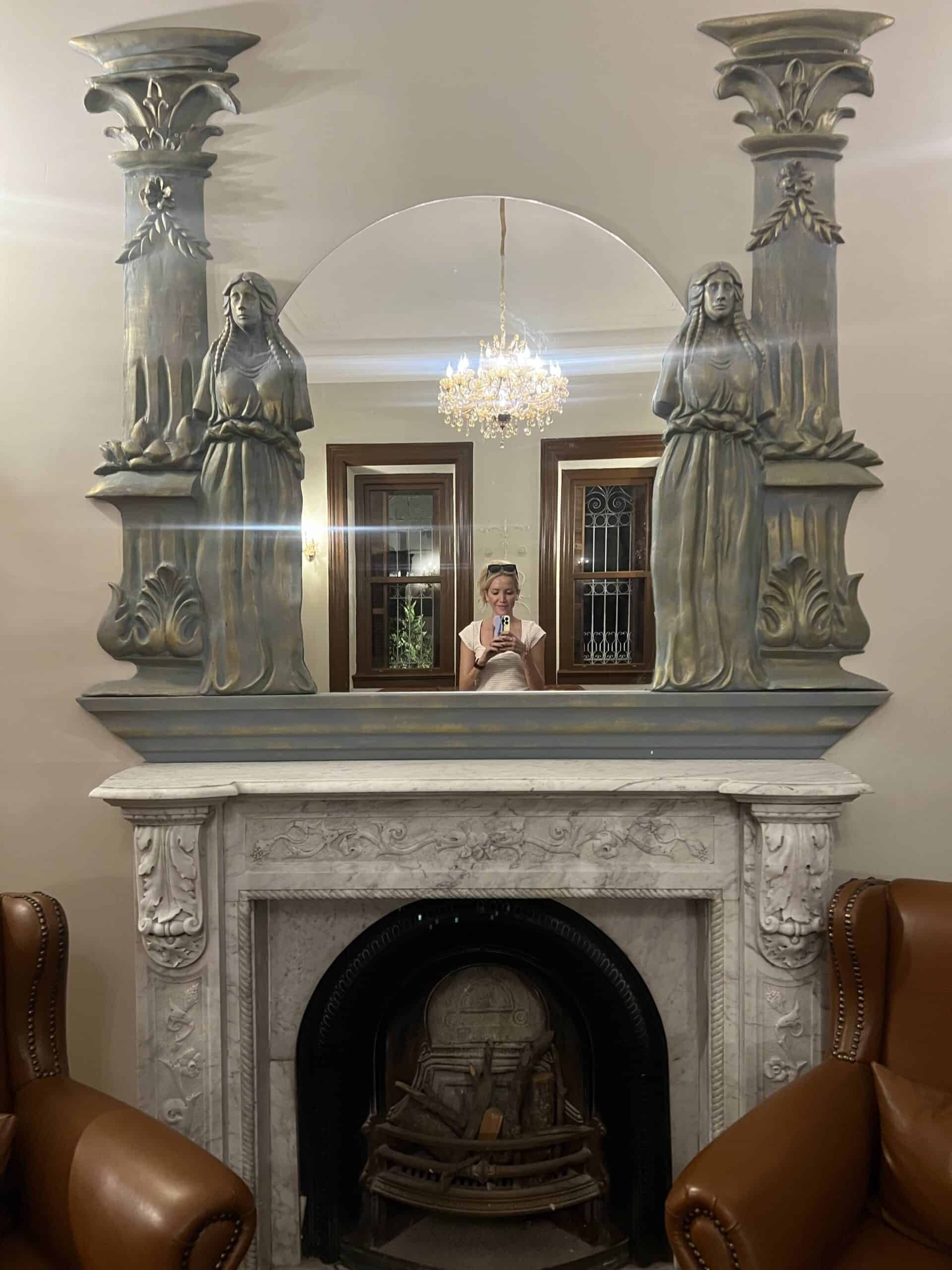 The inside of the historical mansion where I wrote New Moon in Virgo August 2025 post.